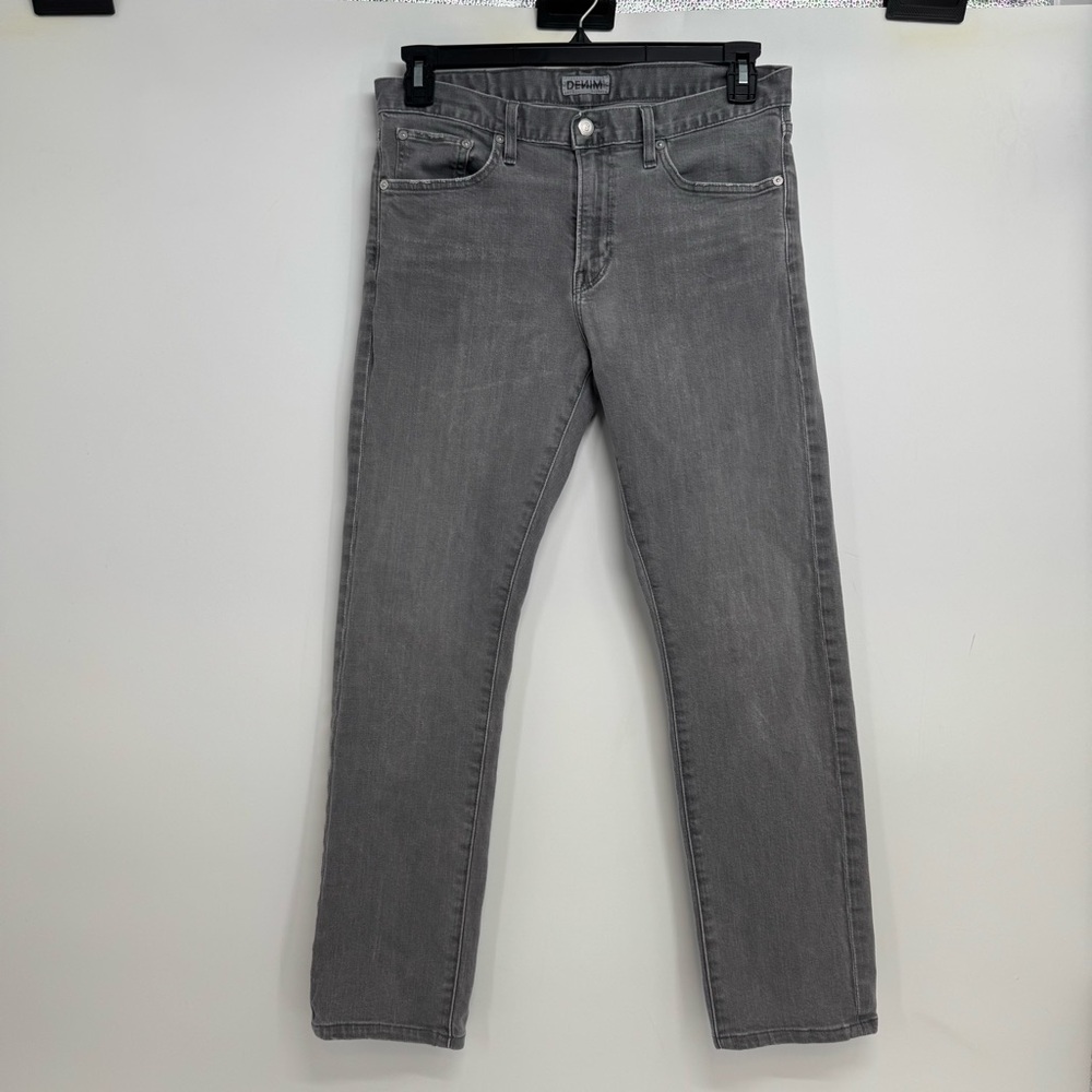 S.M.N. Denim Jeans Mens 32x29 Gray The Hunter Standard Slim USA